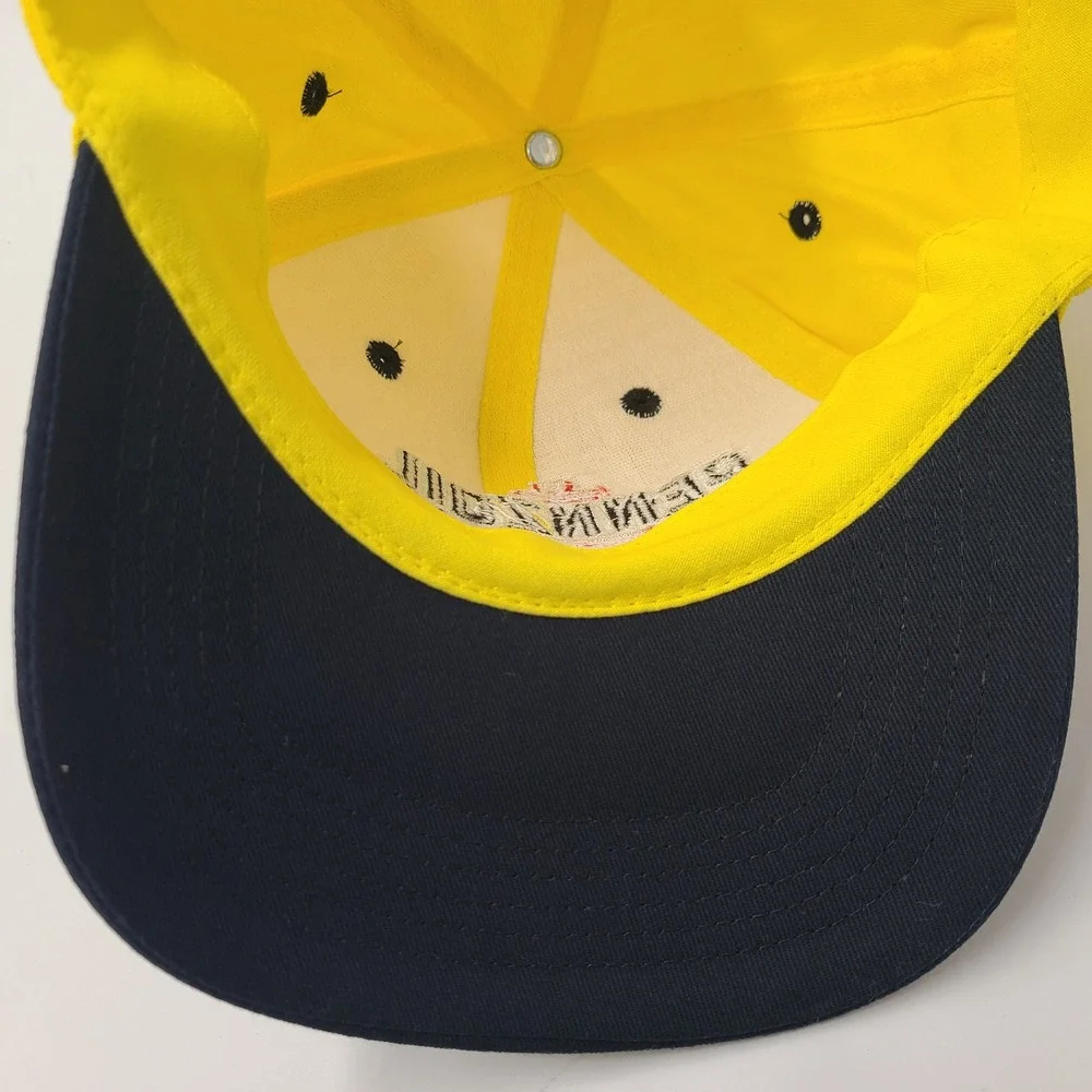 Vintage Pennzoil Racing‎ Hat Strapback K-Products Yellow Black NASCAR Cars Men